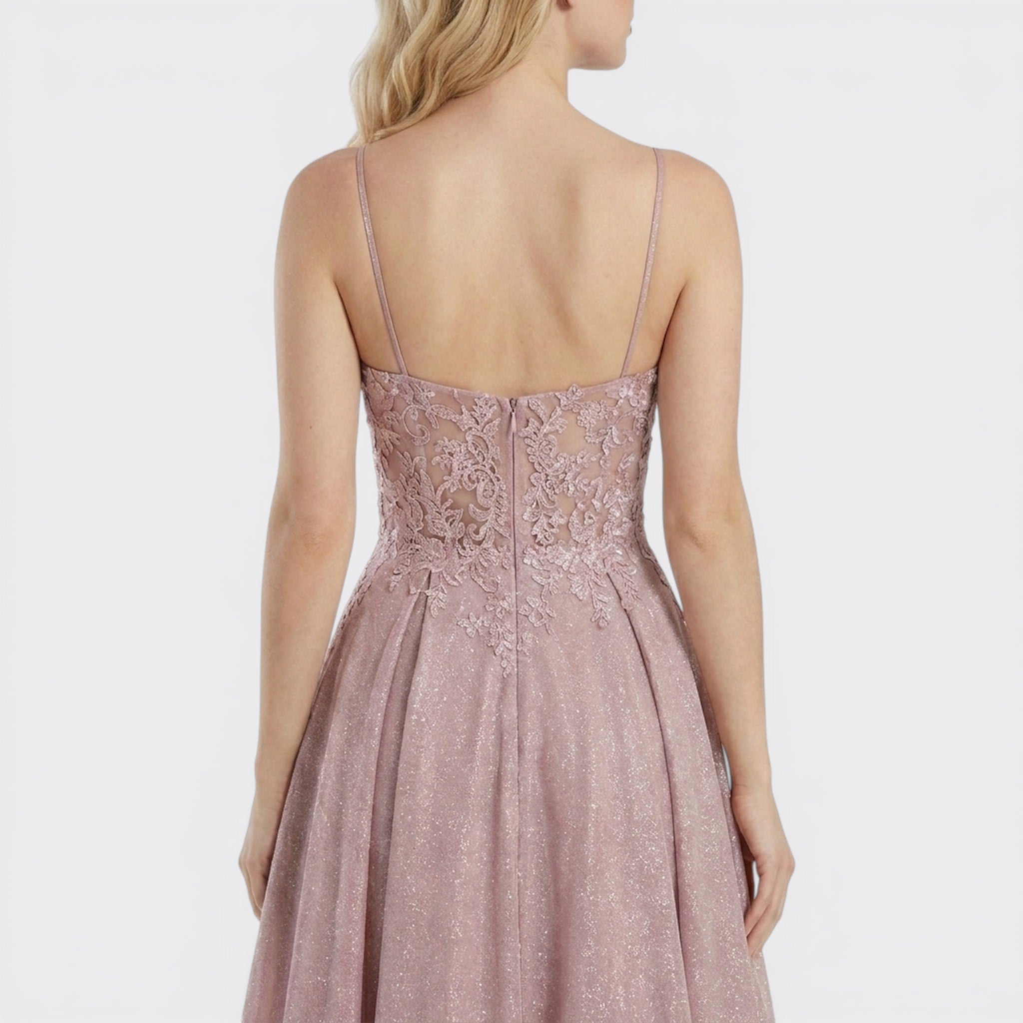 Robe longue élégante ornée pour femme | Robe de soirée formelle gracieuse