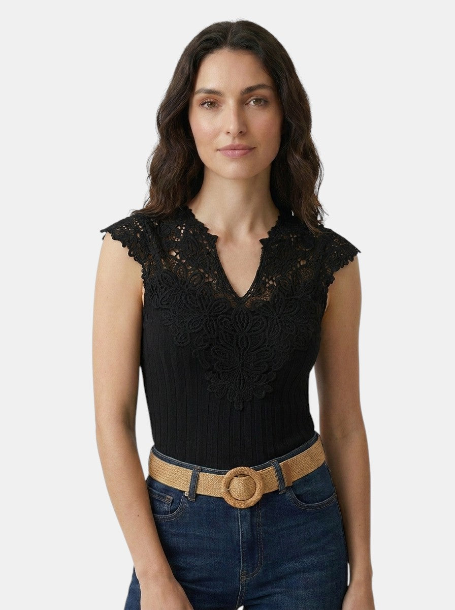 Womens Elegant Embroidered V-Neck Top | Relaxed Fit Smart-Casual Blouse for Spring Summer 3