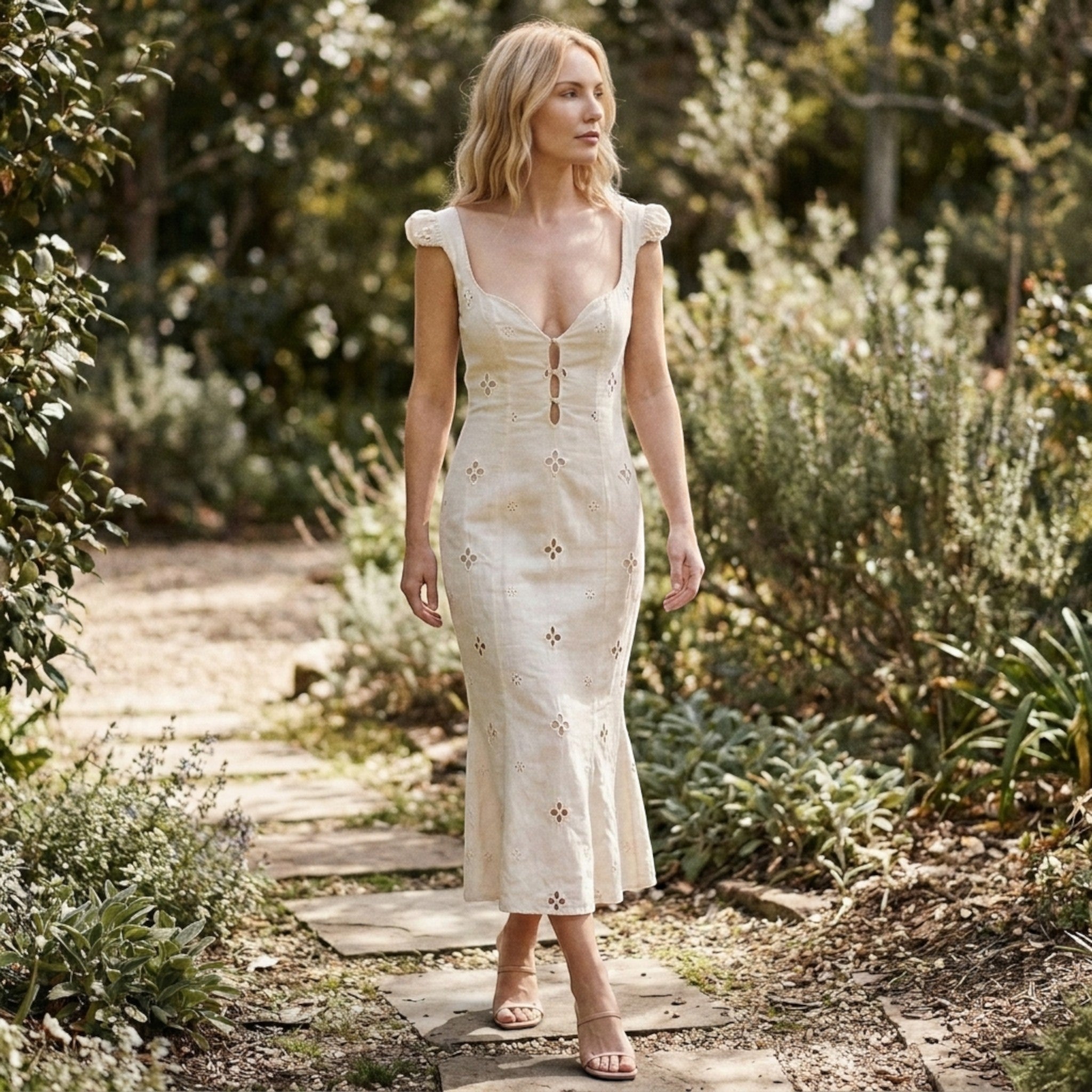 Robe Sirène Élégante pour Femme | Robe de Soirée Ajustée Romantique
