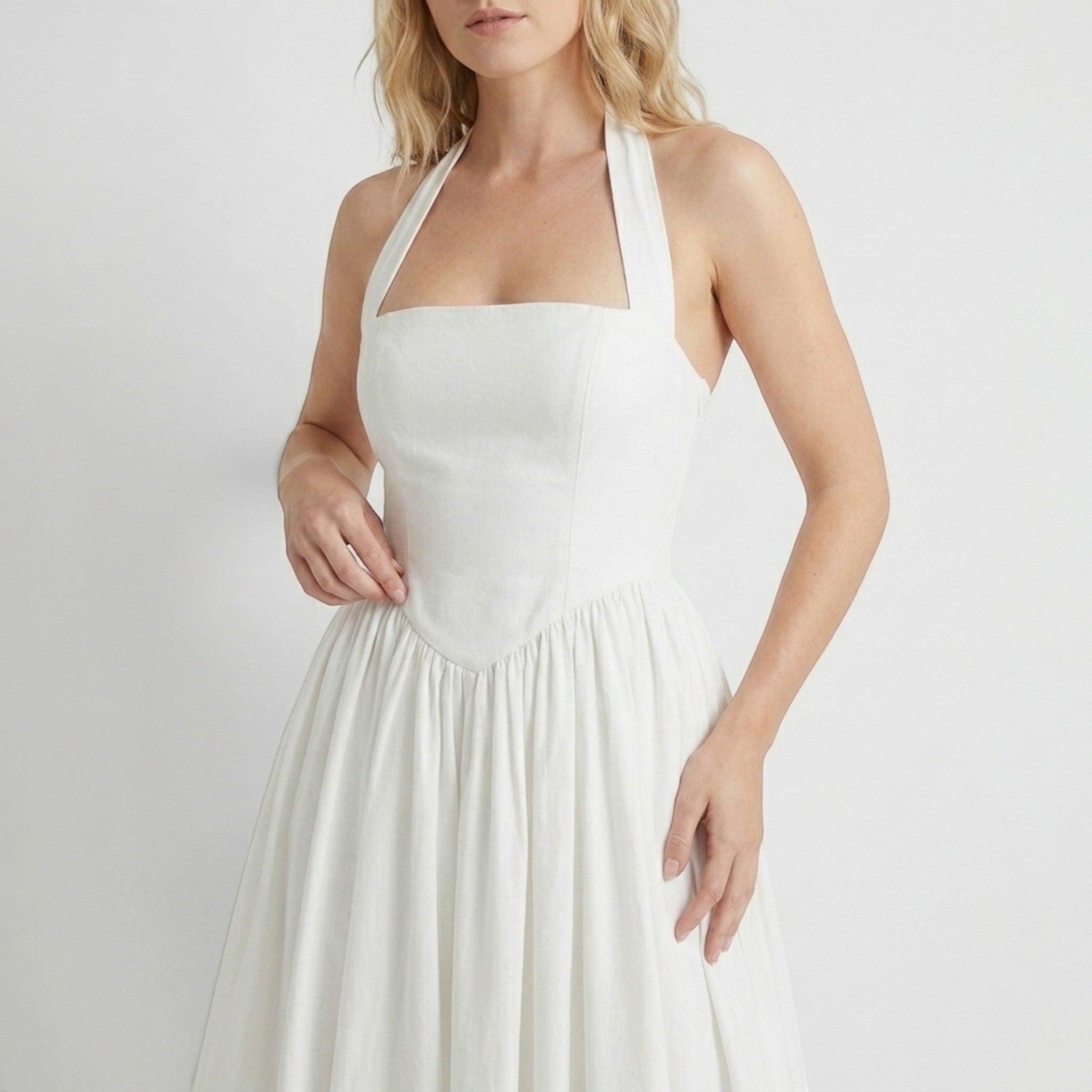 Robe midi à fleurs pour femmes | Robe de cocktail d'été élégante pour occasions spéciales