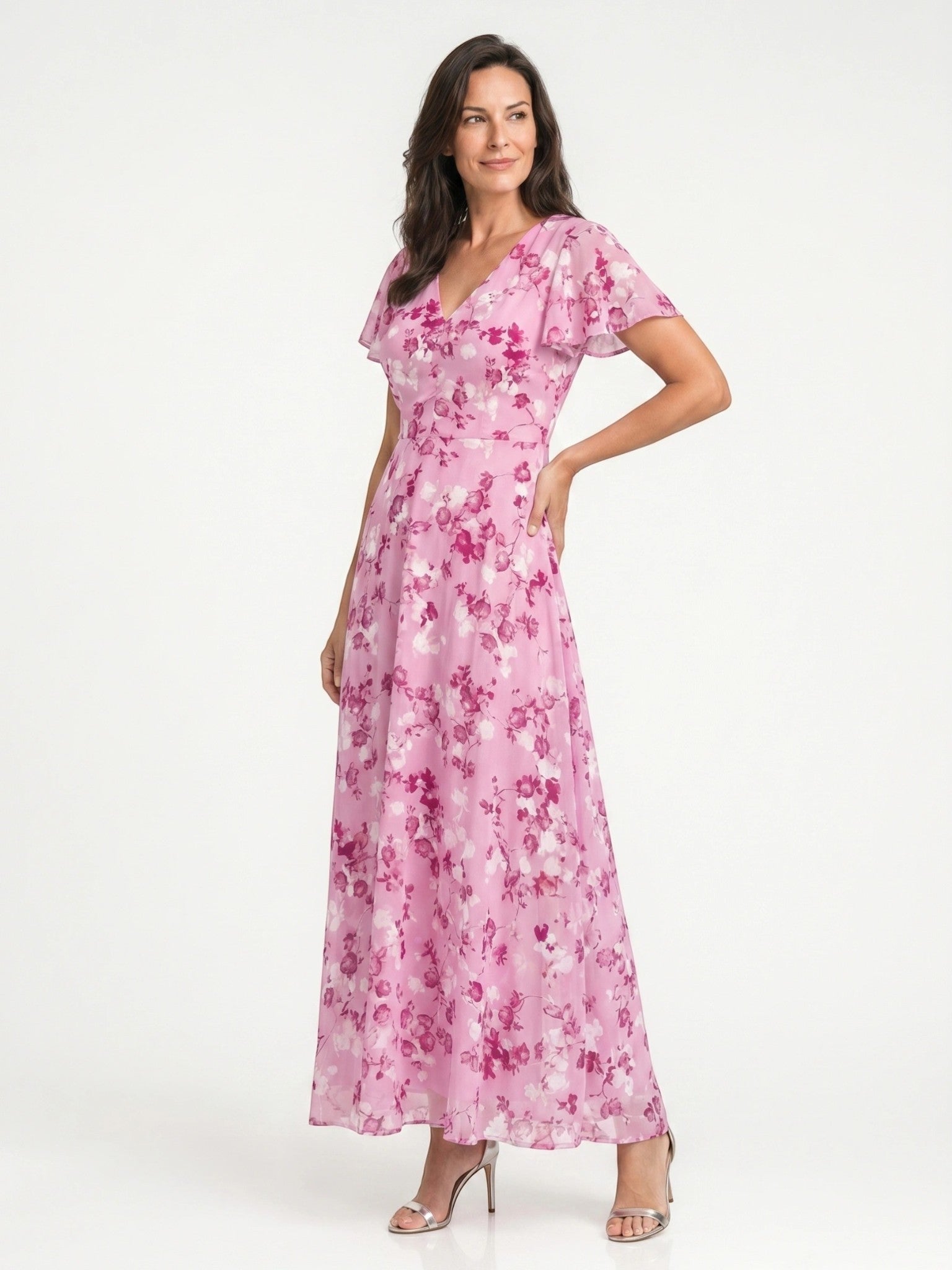 Women's Floral Print Maxi Dress | Lightweight Flowing Summer Style