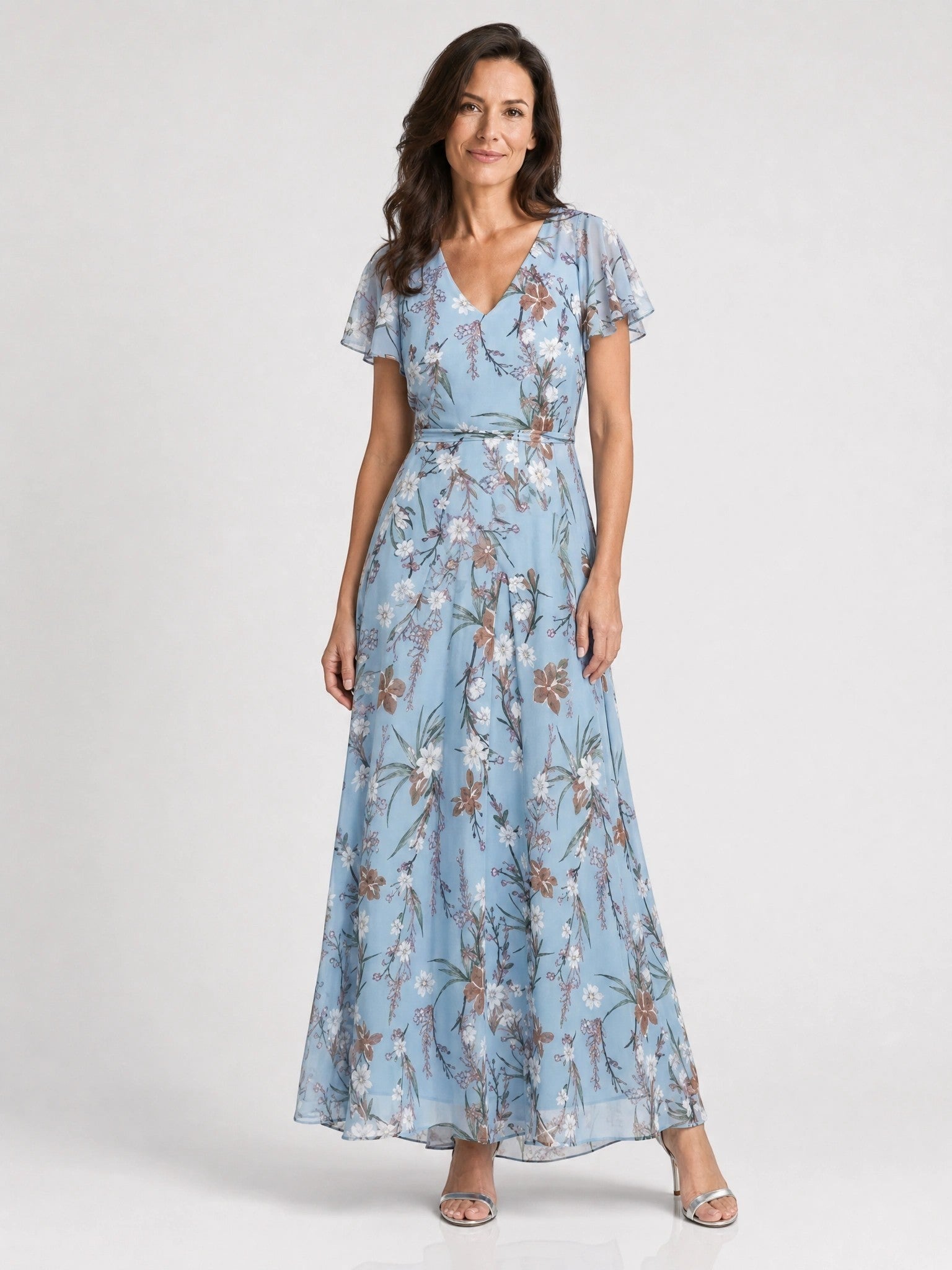 Women's Floral Print Maxi Dress | Lightweight Flowing Summer Style