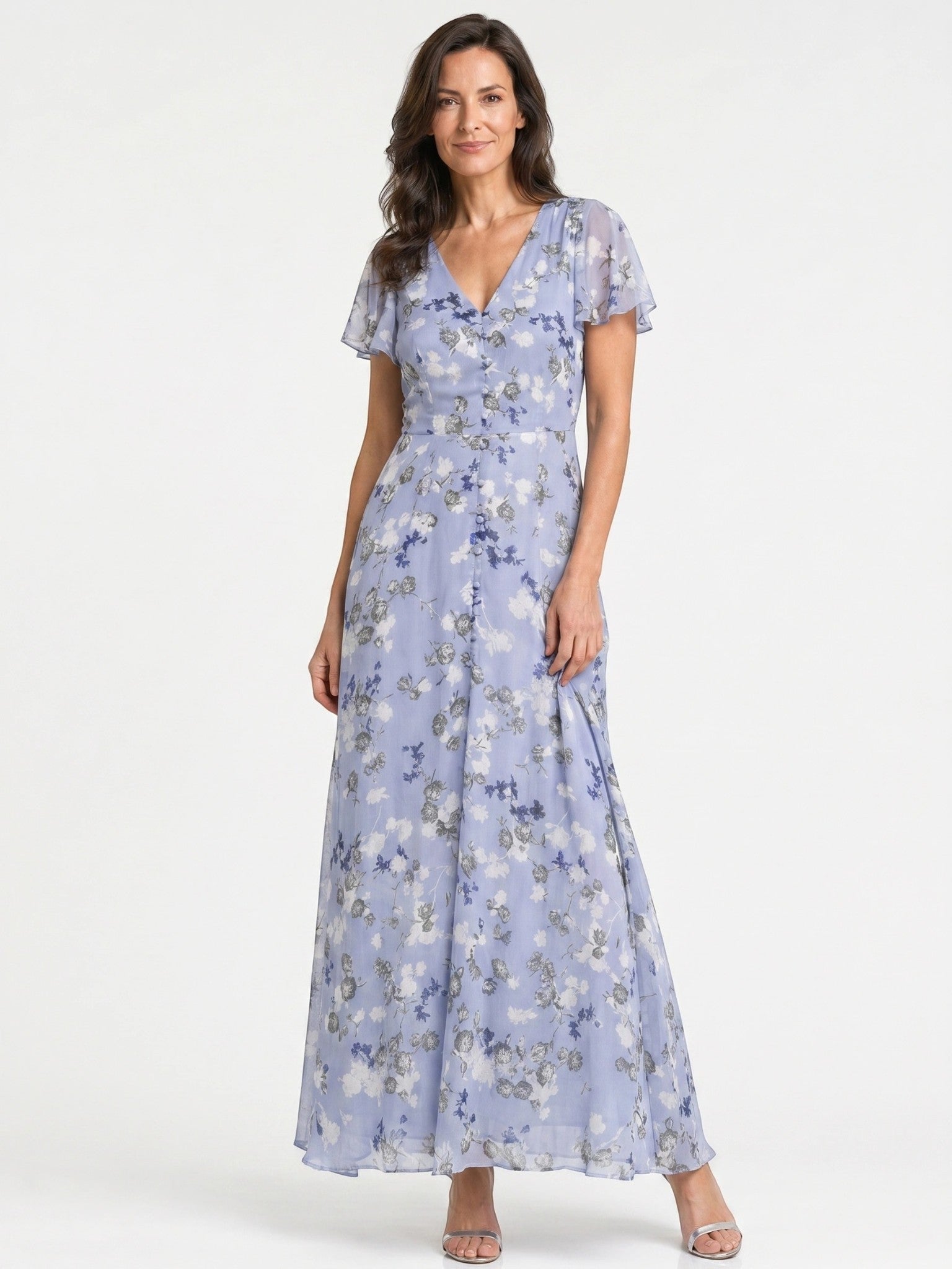 Women's Floral Print Maxi Dress | Lightweight Flowing Summer Style