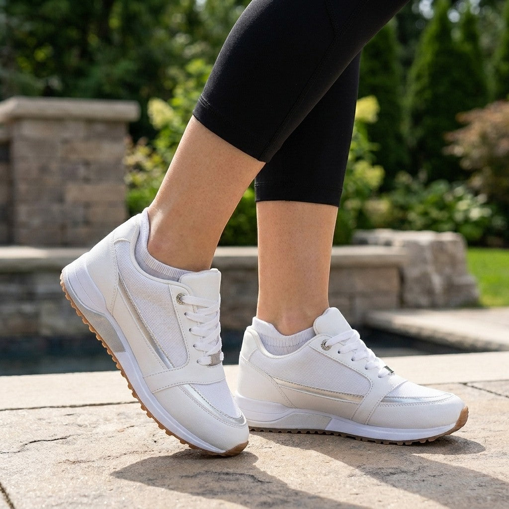 Womens High-Quality Fabric Casual Sports Shoes | Elegant Comfortable Everyday Footwear 1
