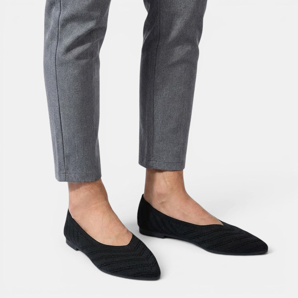 Womens High-Quality Synthetic Leather Flat Shoes | Comfortable Chic Casual Footwear 3