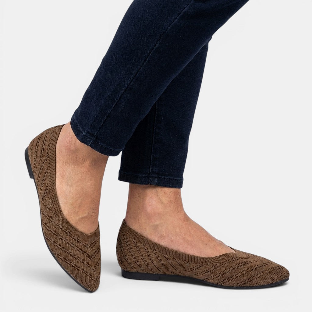 Womens High-Quality Synthetic Leather Flat Shoes | Comfortable Chic Casual Footwear 6