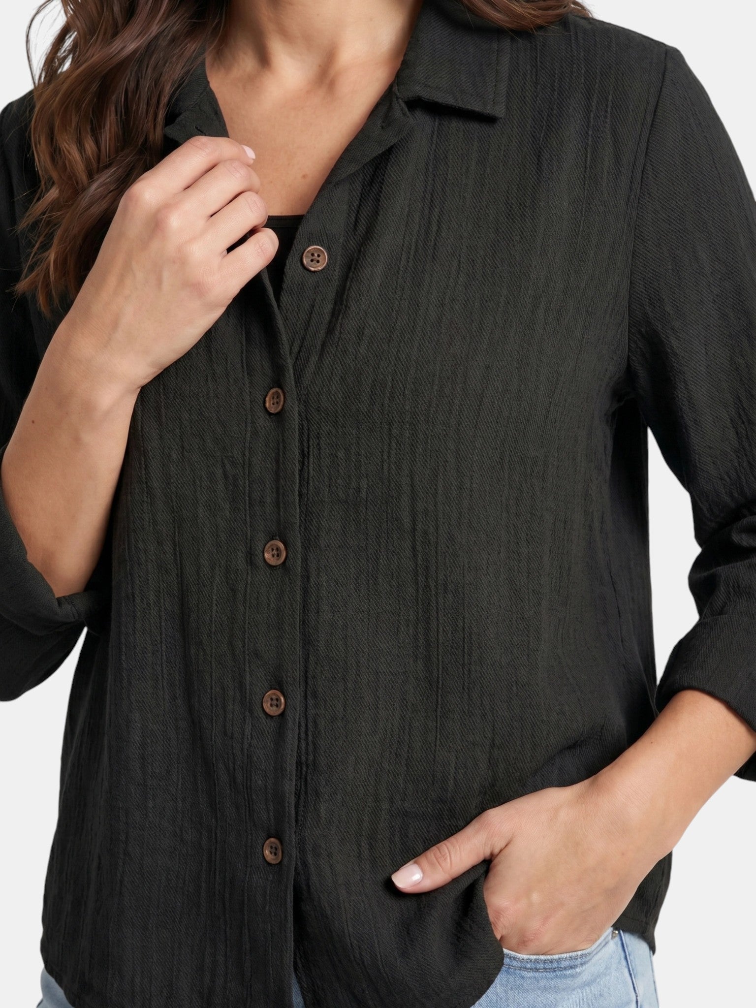 Canotta leggera da donna in misto cotone | Strato estivo casual e comodo