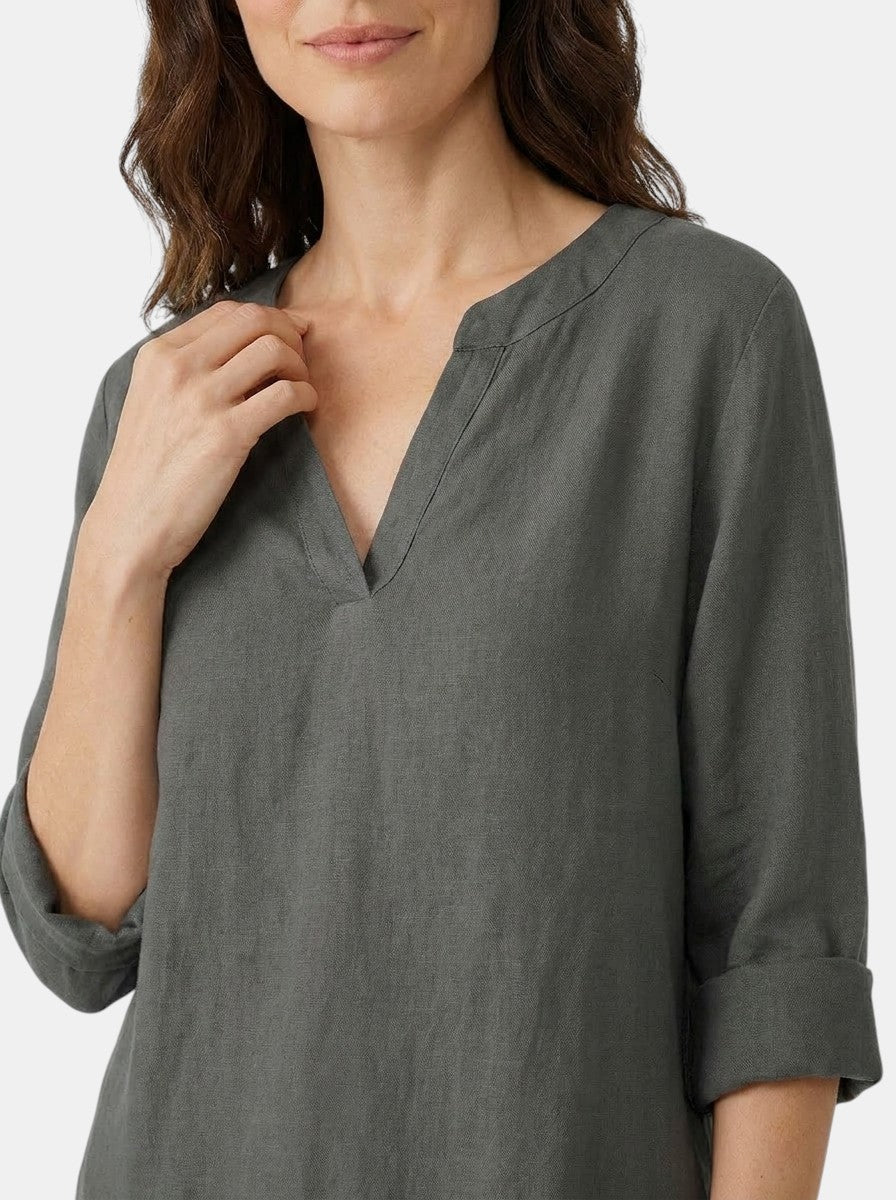 Canotta leggera da donna in misto cotone | Maglietta estiva a vestibilità comoda