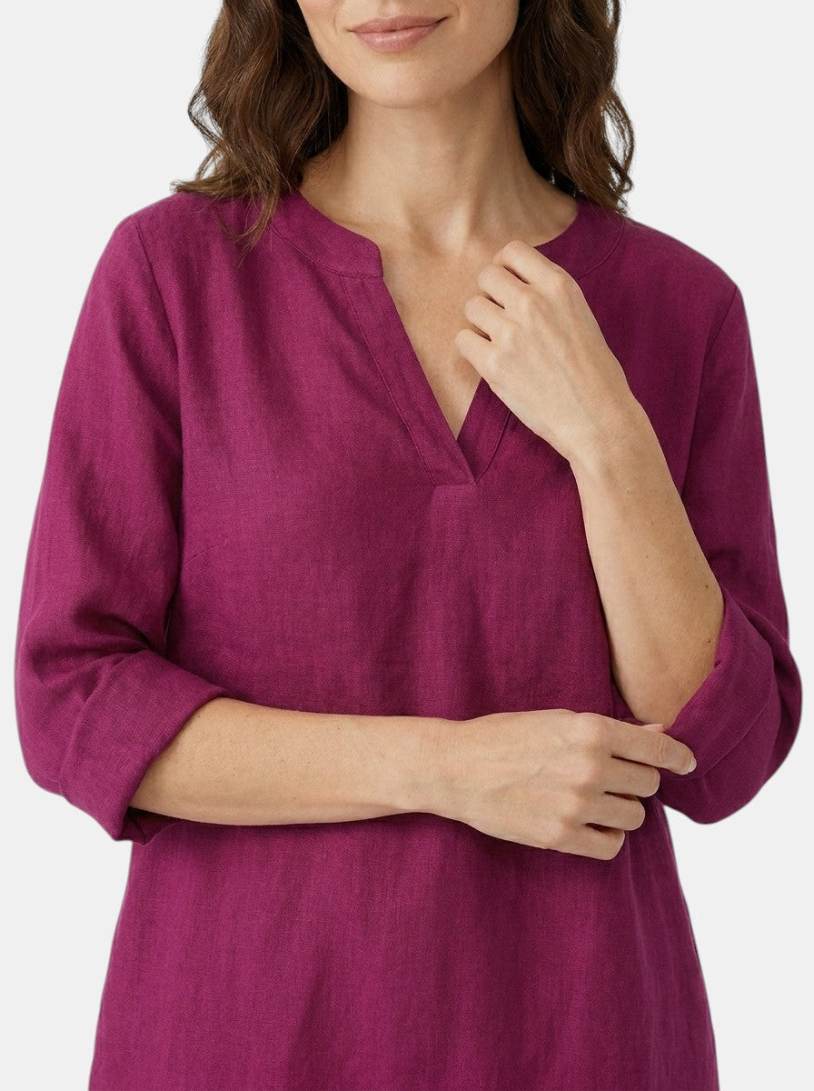 Canotta leggera da donna in misto cotone | Maglietta estiva a vestibilità comoda