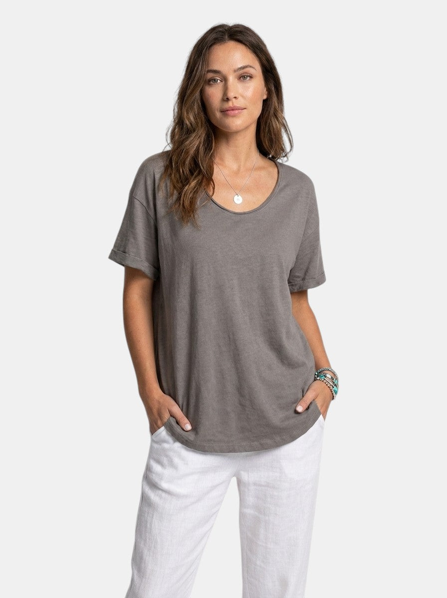 Blusa leggera da donna in cotone | Top estivo casual a vestibilità comoda