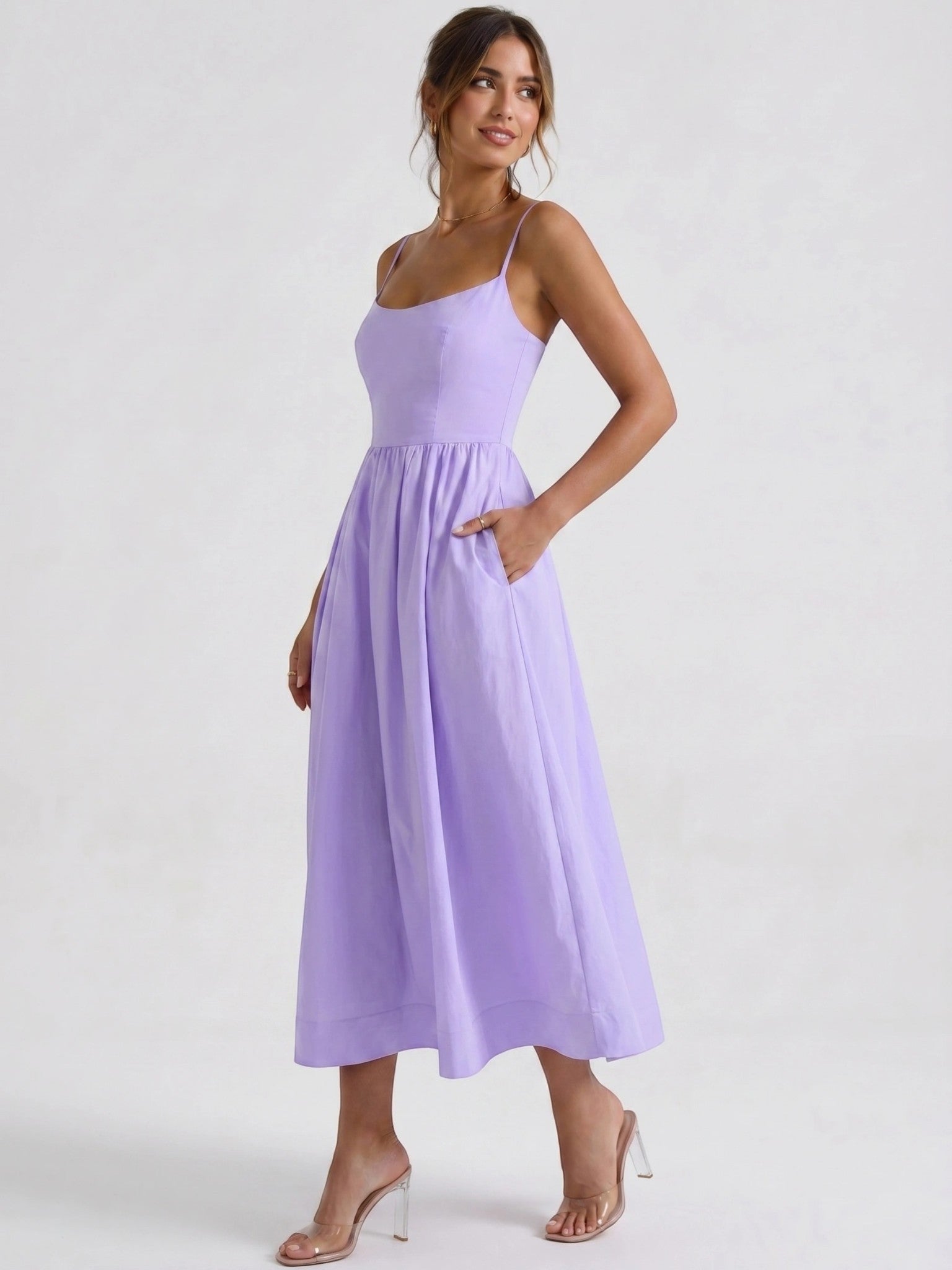 Women's Lightweight Cotton Maxi Dress | Breezy A-Line Summer Style