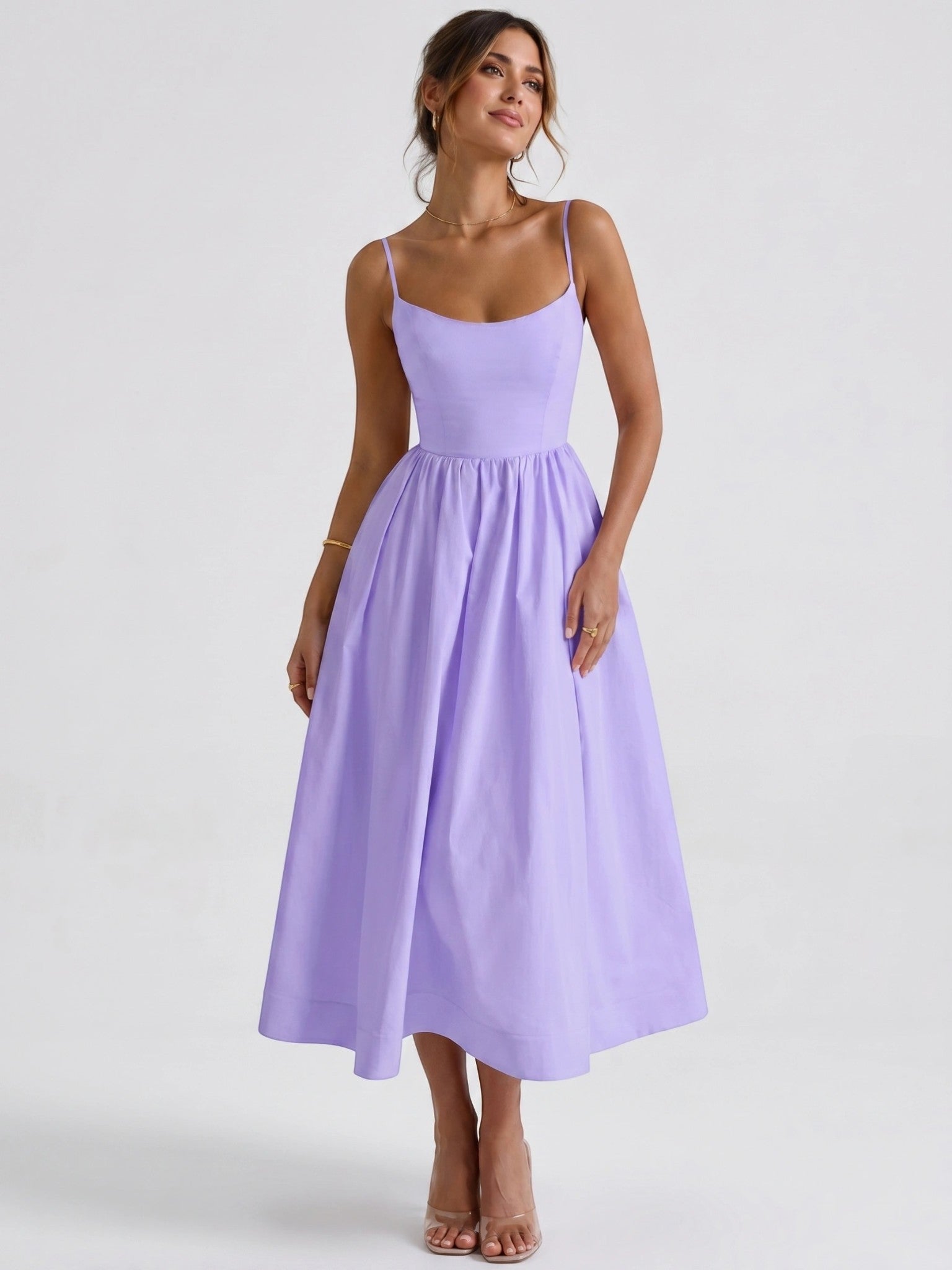 Women's Lightweight Cotton Maxi Dress | Breezy A-Line Summer Style