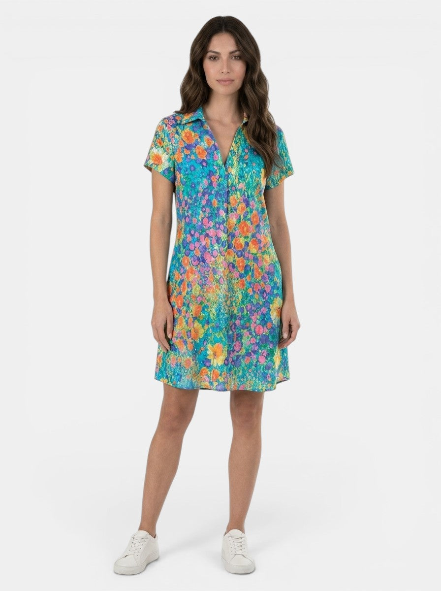 Women's Lightweight Cotton Summer Dress | Elegant Boho Chic Flowy Style