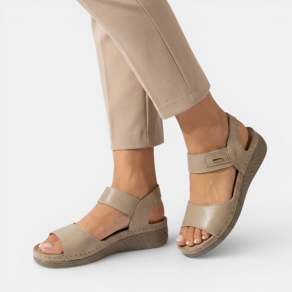 Womens Lightweight Cushioned Slip-On Sandals | Comfortable Summer Footwear 5