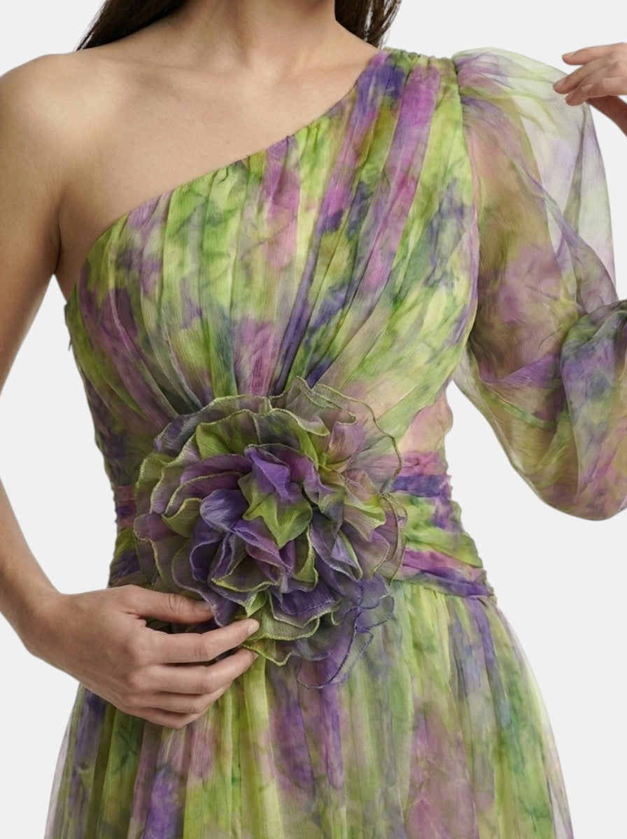 Abito avvolgente leggero da donna con spacco | Elegante abito da sera per occasioni formali