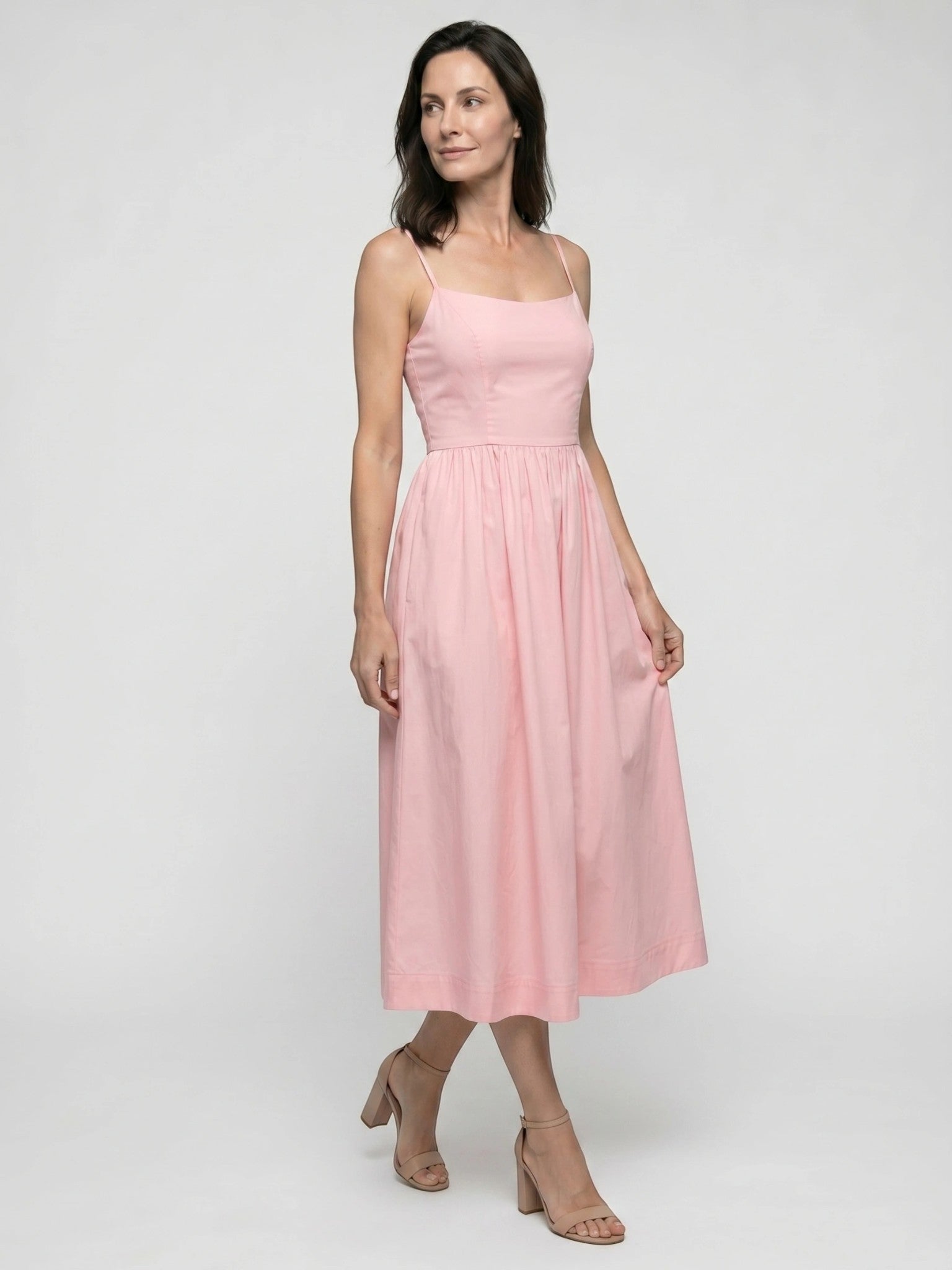 Women's Sleek Maxi Dress | Modern Sleeveless Summer Gown
