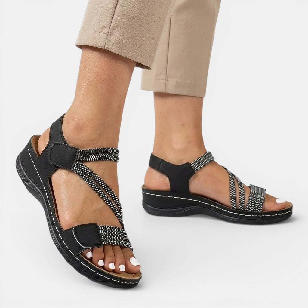 Womens Soft Cushioned Sandals | Lightweight Casual Comfort Footwear for All-Day Wear 5