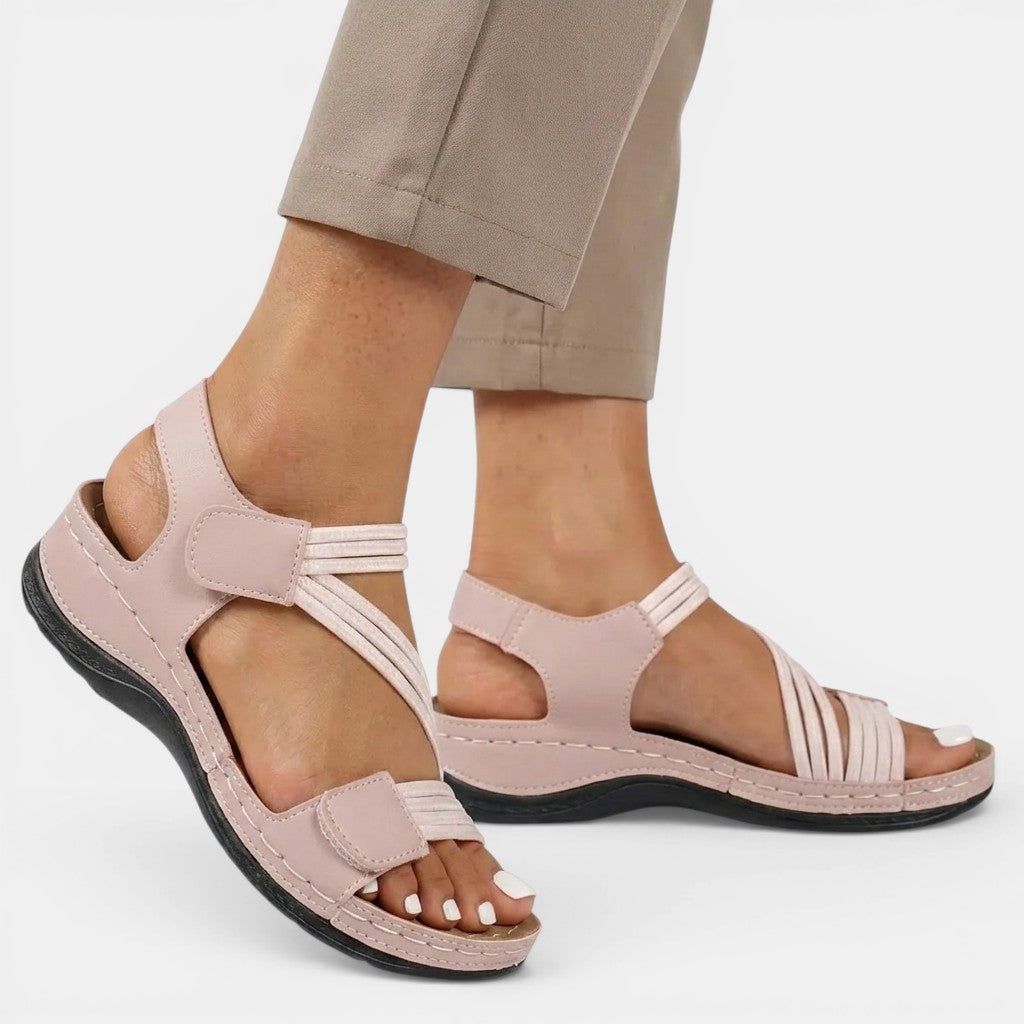 Womens Soft Cushioned Sandals | Lightweight Casual Comfort Footwear for All-Day Wear 7