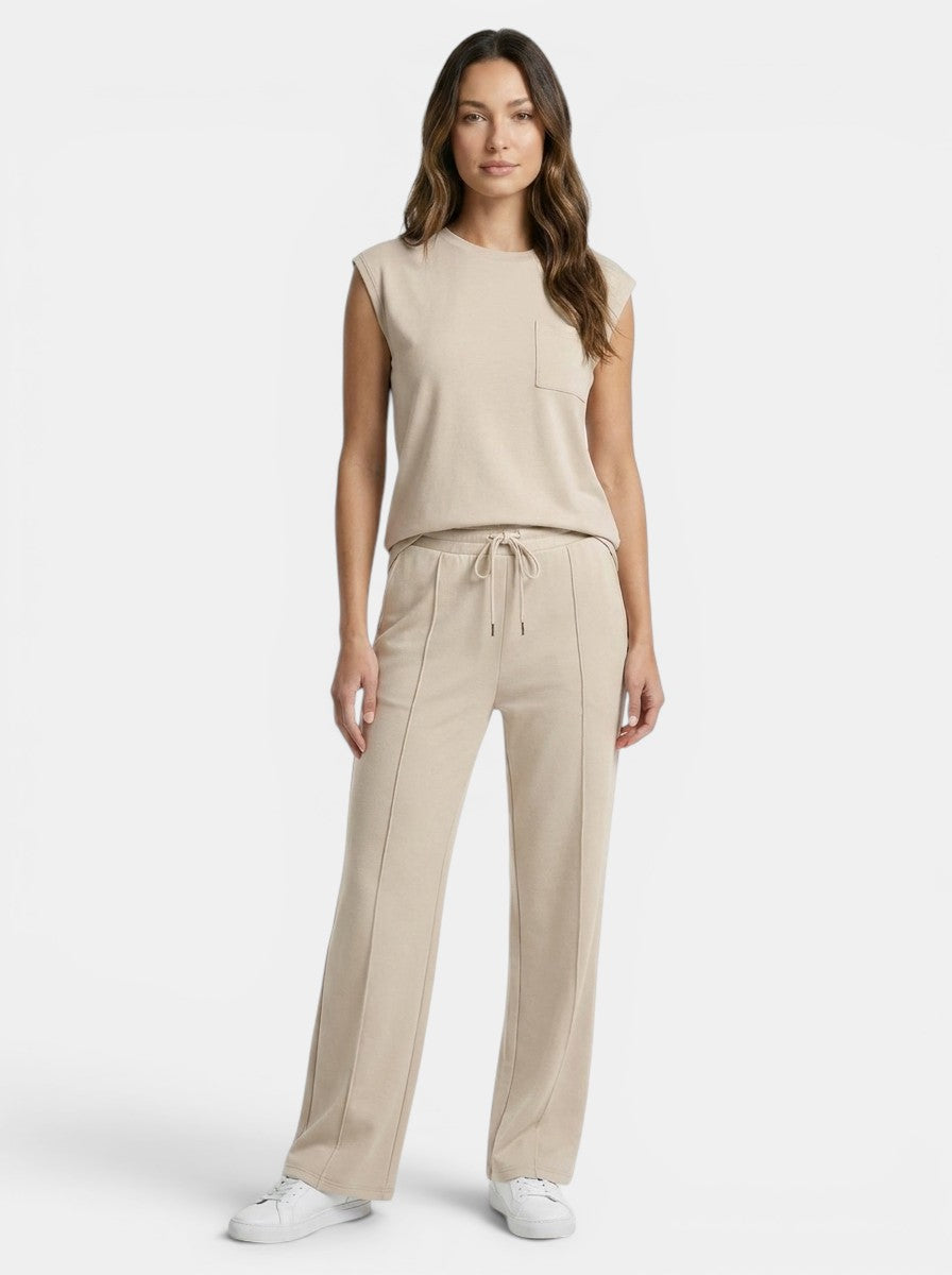 Women's Soft Fabric Two-Piece Co-Ord Set | Breezy Relaxed Summer Outfit