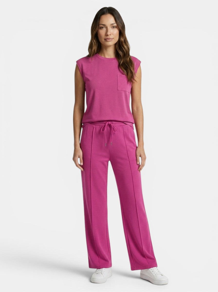Women's Soft Fabric Two-Piece Co-Ord Set | Breezy Relaxed Summer Outfit