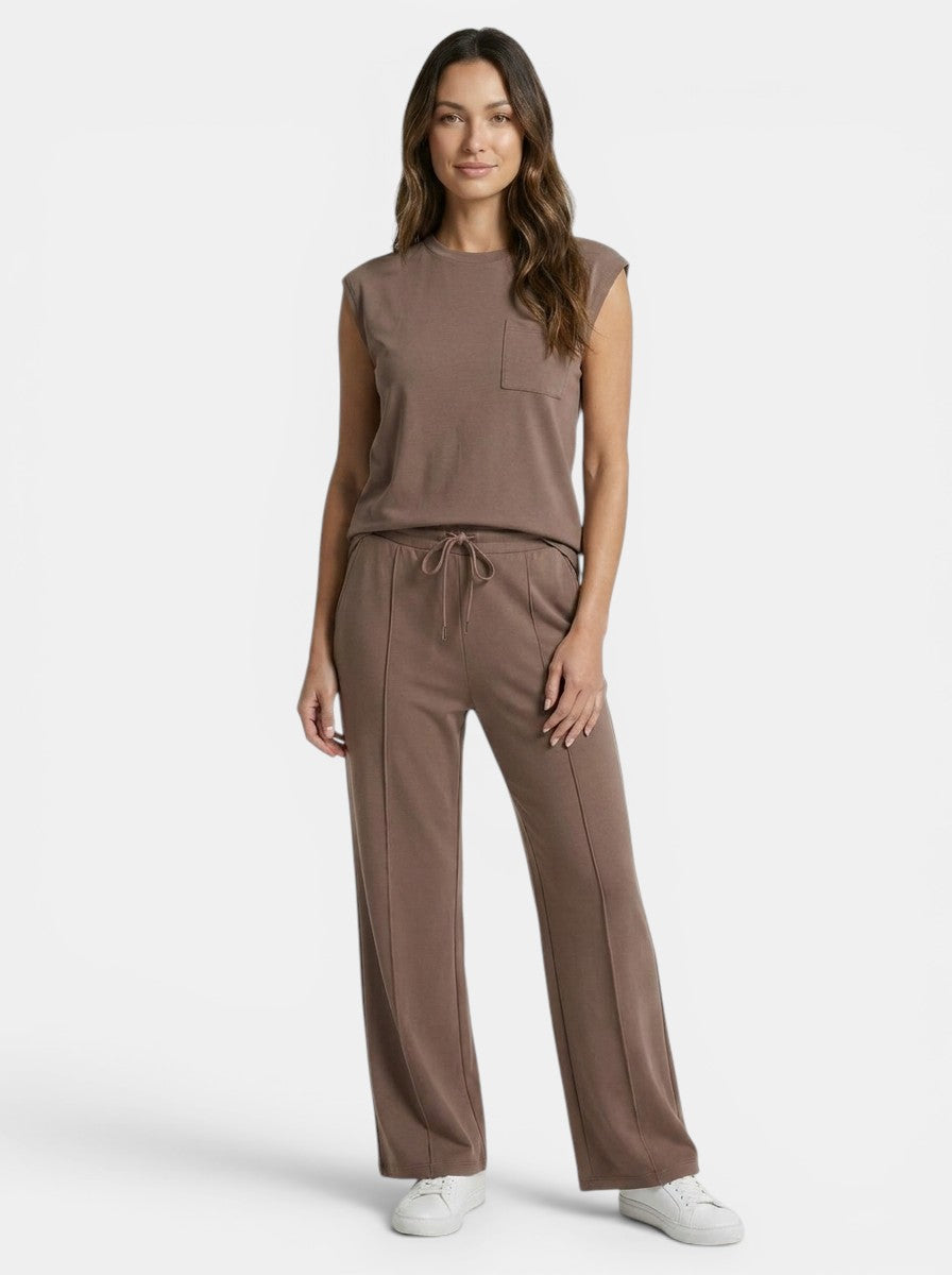 Women's Soft Fabric Two-Piece Co-Ord Set | Breezy Relaxed Summer Outfit