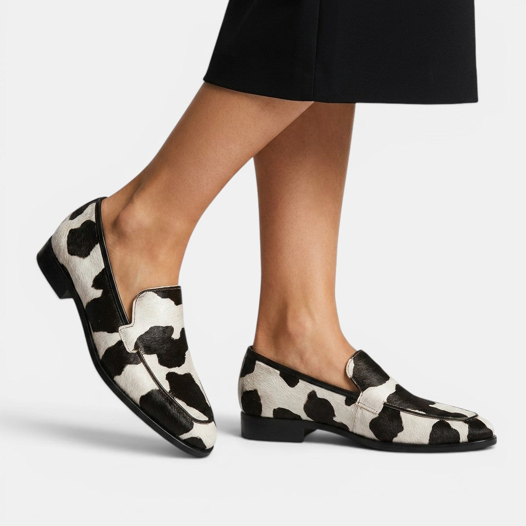 Womens Soft Leather Penny Loafers | Elegant Slip-On Modern Shoes 2