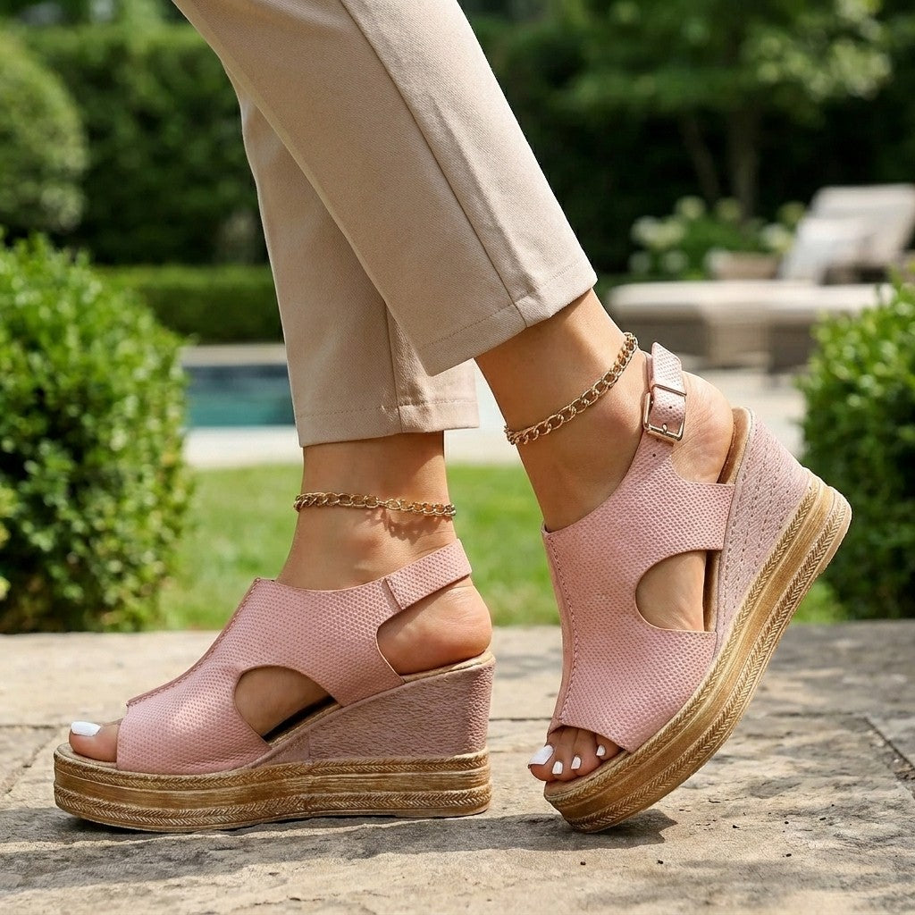 Women's Synthetic Arch Support Sandals | Comfortable Adjustable Summer Footwear
