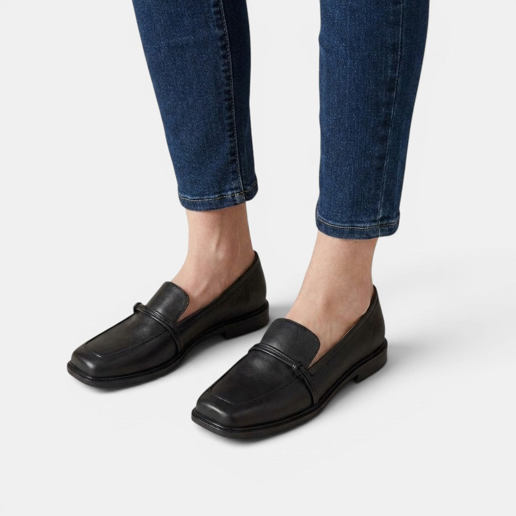 Womens Synthetic Slip-On Loafers | Comfortable Orthopedic Casual Shoes 2