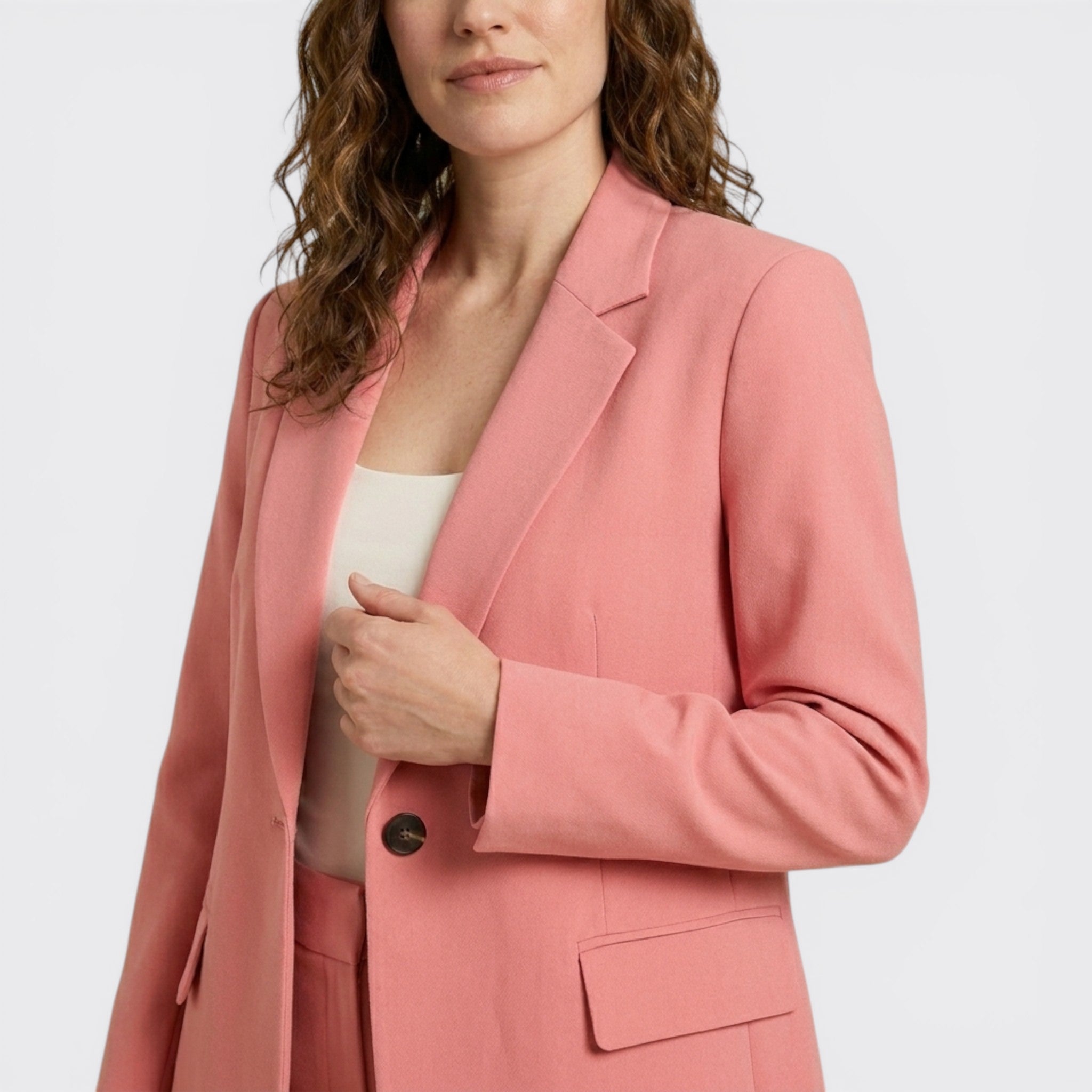 Womens Tailored Suit Set | Elegant Blazer and Trousers | Versatile All-Season Business Attire 8