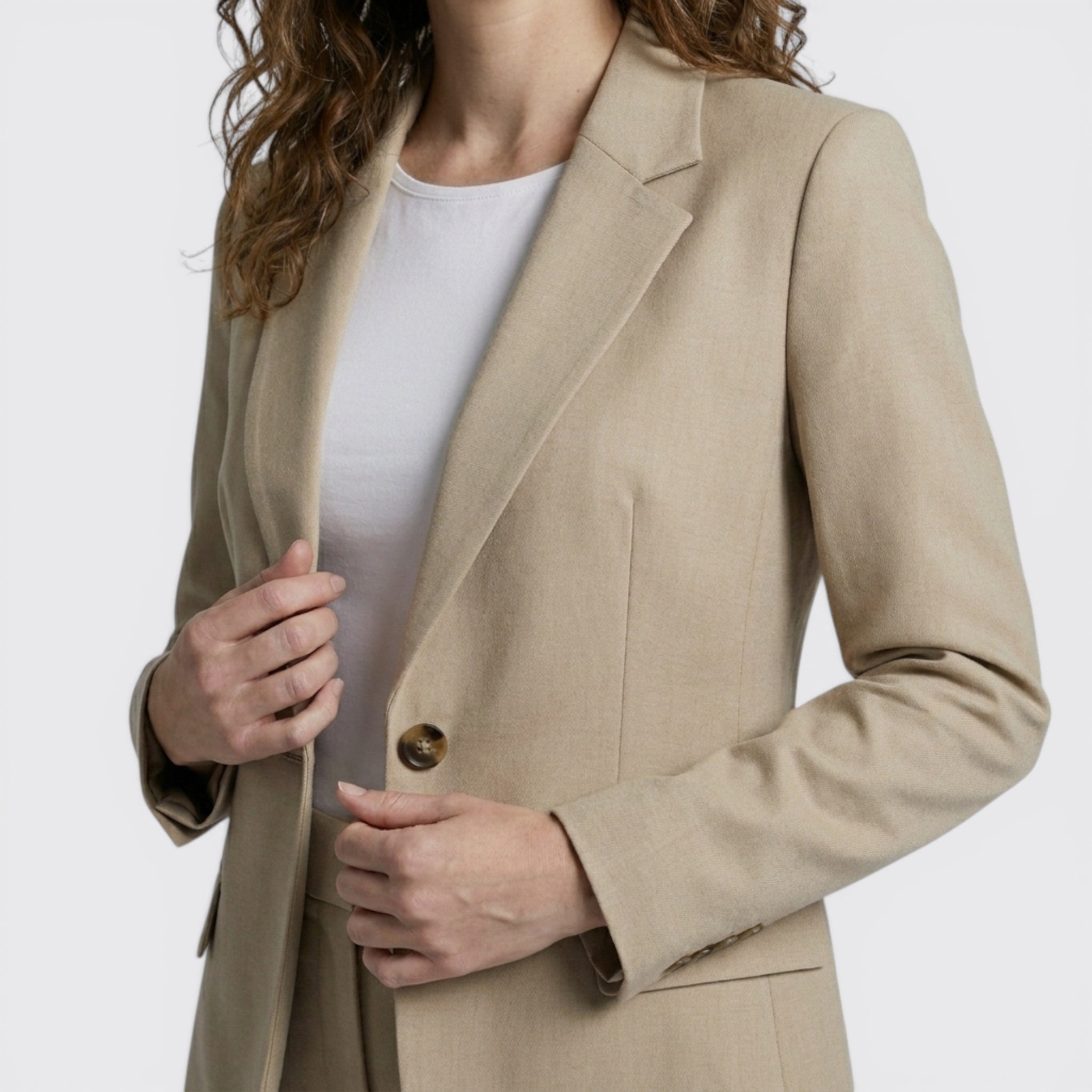 Womens Tailored Suit Set | Elegant Blazer and Trousers | Versatile All-Season Business Attire 6