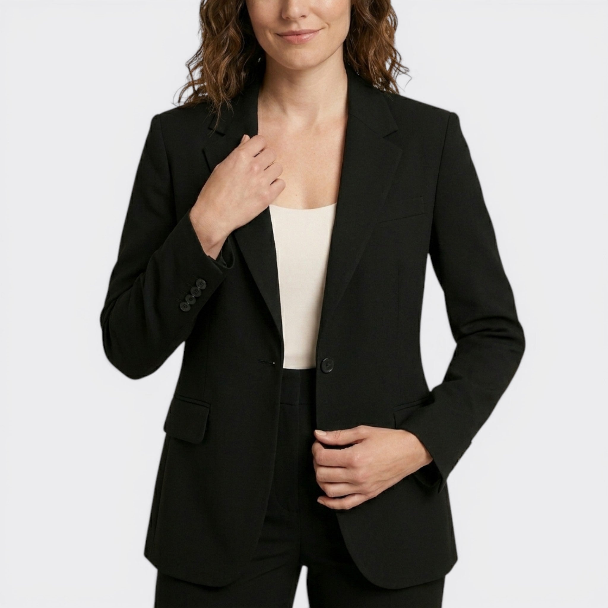 Womens Tailored Suit Set | Elegant Blazer and Trousers | Versatile All-Season Business Attire 4