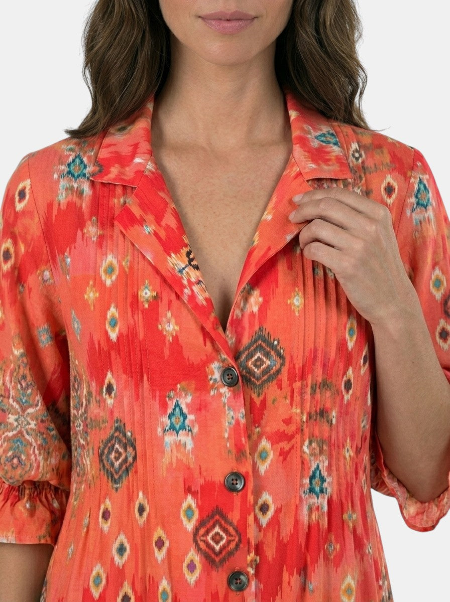 Robe maxi en coton éclatante pour femme | Élégante tenue bohème d'été