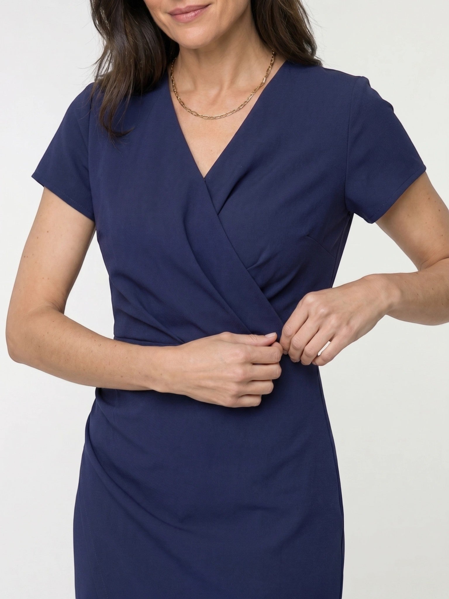 Abito Maxi Estivo Vivace da Donna | Elegante Stile Avvolgente Fluttuante con Spacco Laterale
