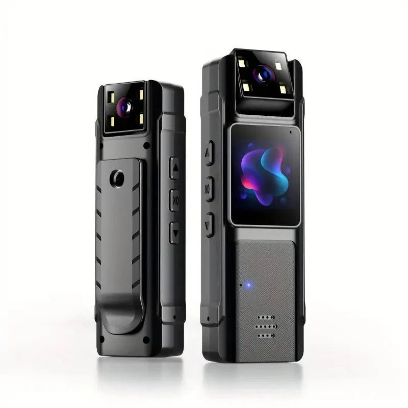 1080P Wearable Body Camera with Night Vision, Motion Detection and Wide Angle Rotatable Lens 0