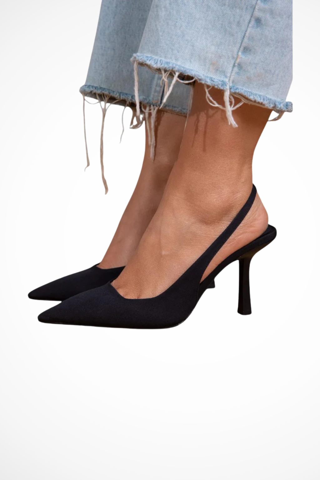 Arabella | Women Pointed Toe Suede Orthopedic Slingback Heels 2