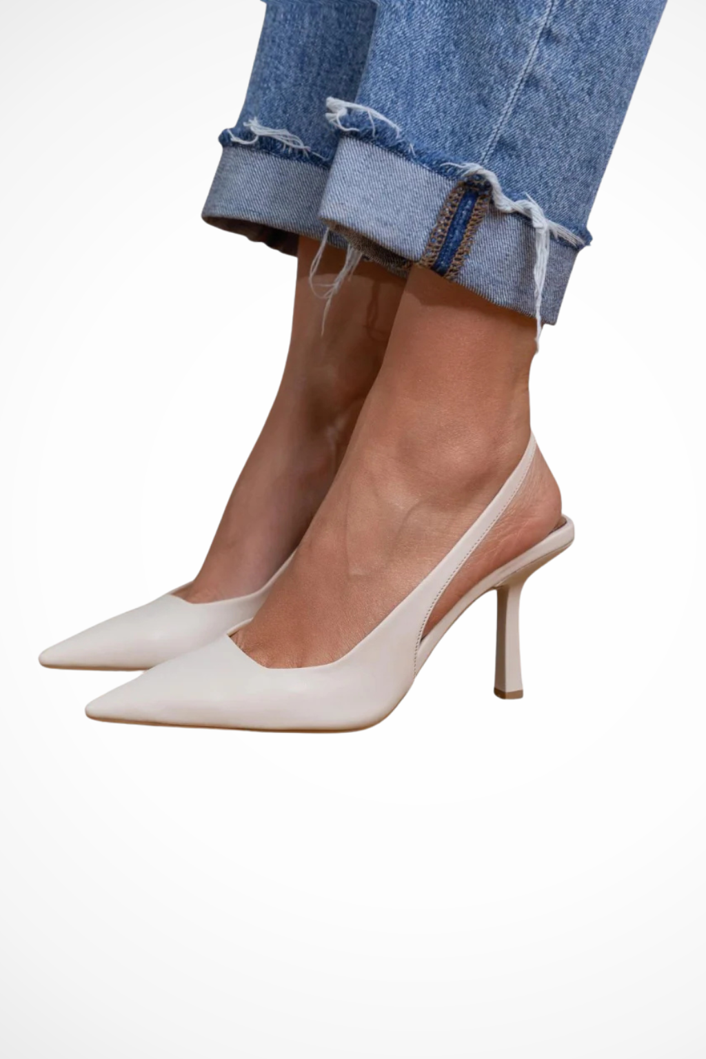 Arabella | Women Pointed Toe Suede Orthopedic Slingback Heels 3