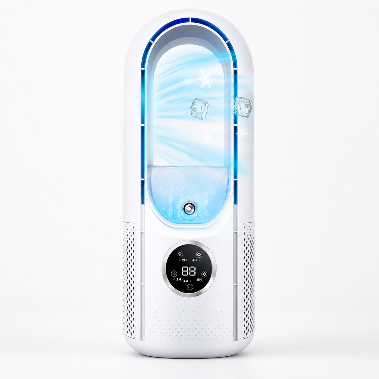 Bladeless Tower Fan | Modern Vertical Airflow Device | Sleek Compact Cooling Solution 1