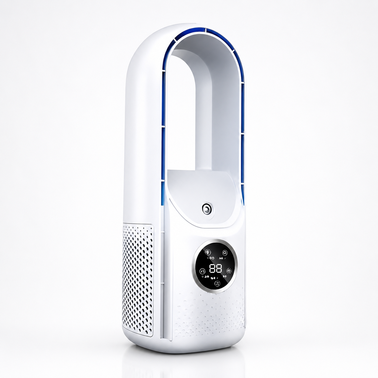 Bladeless Tower Fan | Modern Vertical Airflow Device | Sleek Compact Cooling Solution 2