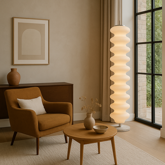 Lampe Sur Pied LED Nordique | Élégance & Lumière Apaisante