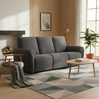 Chenille Herringbone Elastic Full-Coverage Recliner Couch Cover 3