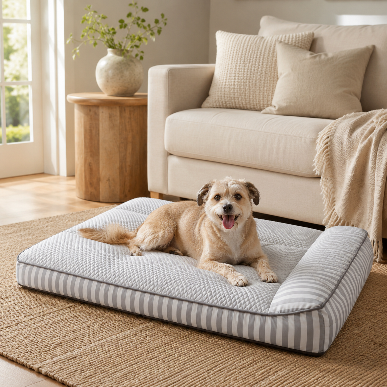Cooling Orthopedic Dog Bed | Large Design with Joint Support & Breathable Fabric for Ultimate Comfort 8