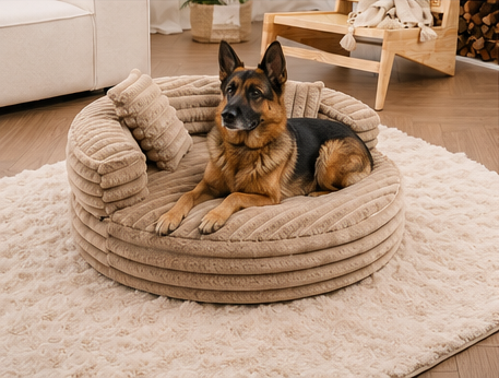 Cozy Nest | Orthopedic Dog Bed with Removable Pillows | Large Size for Ultimate Comfort 5