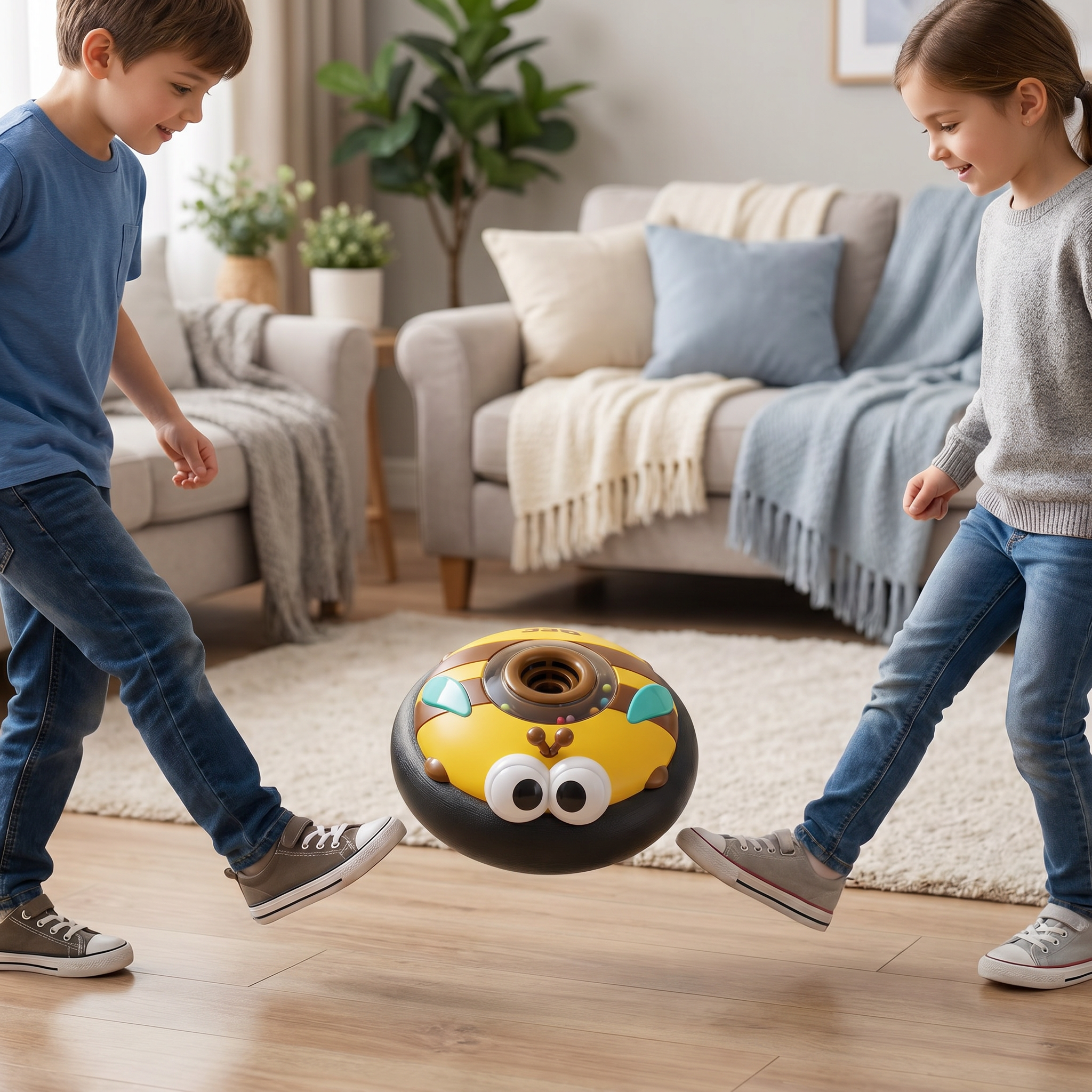 Cute Floating Air Soccer Ball with Soft Foam Bumper 0