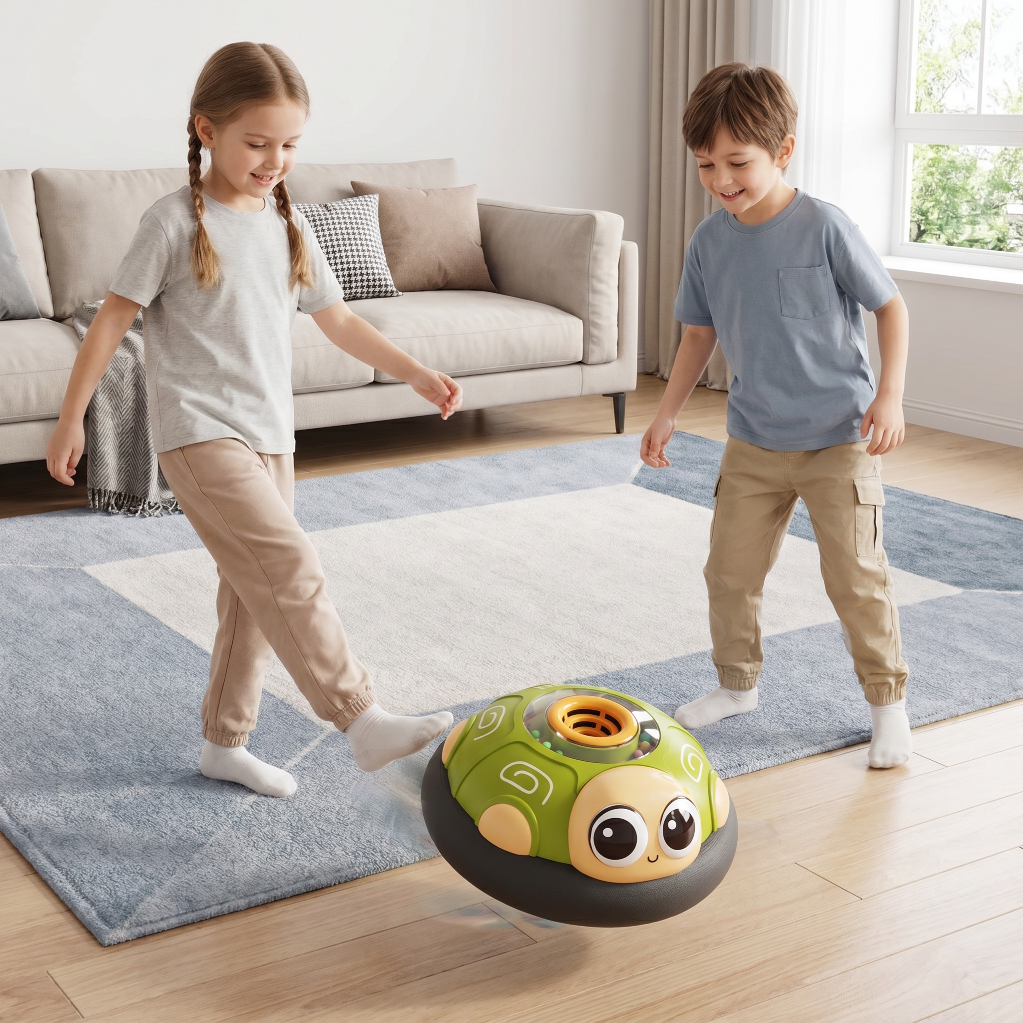 Cute Floating Air Soccer Ball with Soft Foam Bumper 6