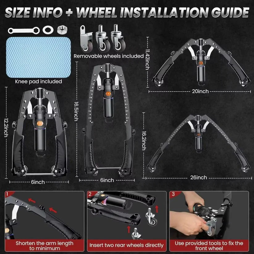 Hydraulic Resistance Arm and Chest Trainer for Home Gym Workouts 2