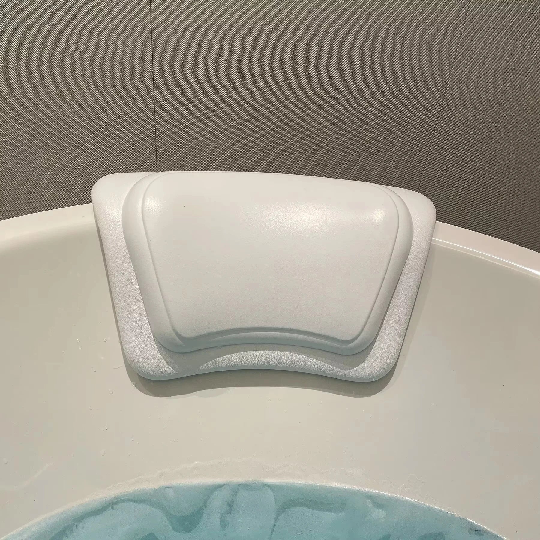 HydroLuxe Non-Slip Bath Cushion with Silicone Foam & PU Cover Bowlift 1