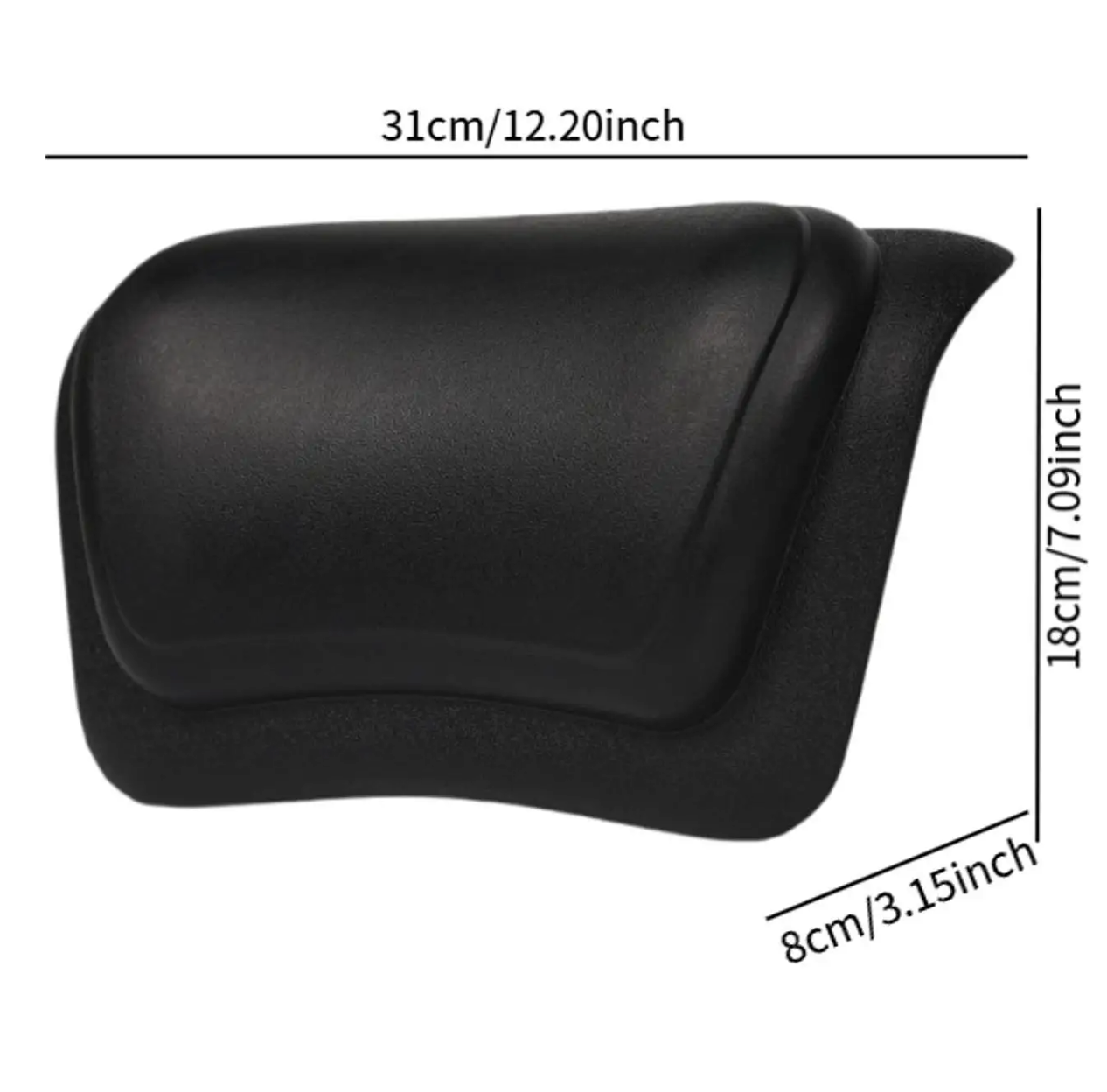 HydroLuxe Non-Slip Bath Cushion with Silicone Foam & PU Cover Bowlift 4