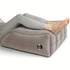 Inflatable Leg Rest Pillow with Adjustable Elevation and Storage 0