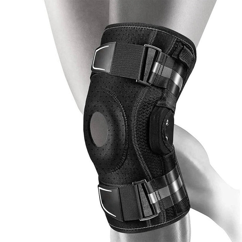 Knee Compression Sleeve with Lateral Stabilizers for Running and Basketball Support 3