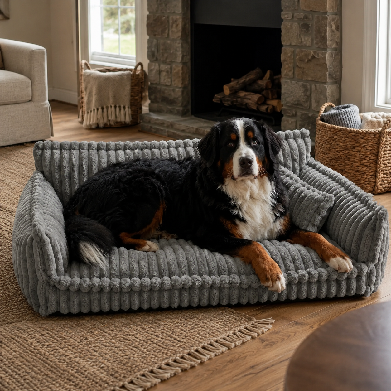 Luxury Orthopedic Dog Sofa Bed with Supportive Design | Cozy Rest for Pets 7